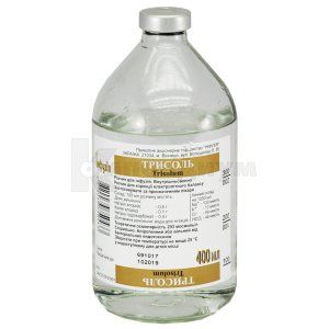 Трисоль раствор для инфузий, бутылка, 400 мл, № 1; Инфузия