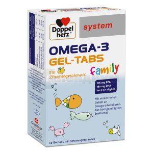 Доппельгерц® System Омега-3 для детей пастилки желейные, № 60; Queisser Pharma GmbH & Co. KG
