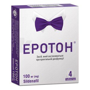 Эротон® таблетки, 100 мг, блистер, № 4; Фитофарм