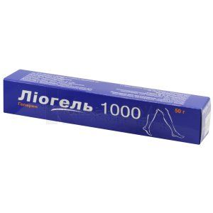 Лиогель 1000 гель для наружного применения, туба, 50 г, № 1; Фитофарм