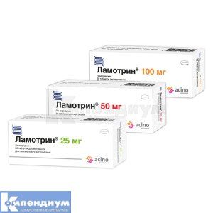 Ламотрин<sup>&reg;</sup> <I>таблетки диспергированные</I> (Lamotrin <I>dispersed tablets</I>)