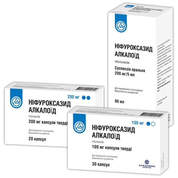 Нифуроксазид Алкалоид (Nifuroxazide Alkaloid<sup>&reg;</sup>)