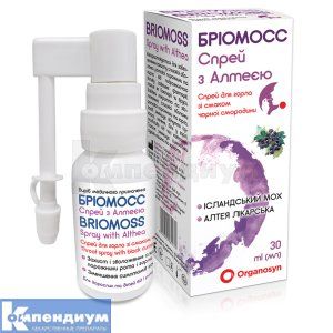 БРИОМОСС СПРЕЙ С АЛТЕЕМ (BRIOMOSS SPRAY WITH ALTHEA)