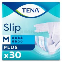 ПІДГУЗНИКИ ДЛЯ ДОРОСЛИХ TENA SLIP PLUS MEDIUM дихаючі, дихаючі, № 30; Essity Hygiene and Health