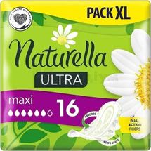 ПРОКЛАДКИ ГІГІЄНІЧНІ NATURELLA CAMOMILE ultra maxi, № 16; Проктер енд Гембл