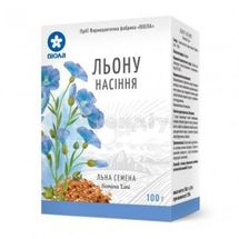 Льону насіння насіння, 100 г, пачка, з внутрішн. пакетом, з внутр. пакетом, № 1; Віола