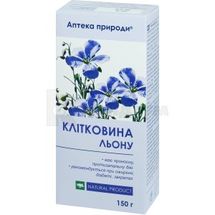 ДОБАВКА ДІЄТИЧНА "АПТЕКА ПРИРОДИ"® №25 "КЛІТКОВИНА ЛЬНУ" порошок, 150 г, № 1; Компанія "Дана, Я"