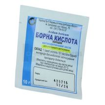 Борна кислота порошок кристалічний, 10 г, контейнер, № 1; Віола