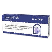 Домрид® SR таблетки пролонгованої дії, 30 мг, № 30; Гледфарм