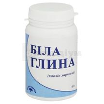 ДОБАВКА ДІЄТИЧНА "АПТЕКА ПРИРОДИ"® №28 "БІЛА ГЛИНА (КАОЛІН ХАРЧОВИЙ)" порошок, 50 г, № 1; Компанія "Дана, Я"