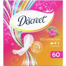 ПРОКЛАДКИ ГІГІЄНІЧНІ ЩОДЕННІ DISCREET DEO summer fresh multiform, № 60; Проктер енд Гембл Україна