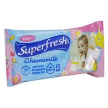 СЕРВЕТКИ ВОЛОГІ "SUPER FRESH" для дітей та мам, з вітамінним комплексом, з віт.компл., № 15; КПД