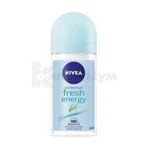 ДЕЗОДОРАНТ-АНТИПЕРСПIРАНТ NIVEA "ОСВIЖАЮЧА ЕНЕРГIЯ" кульковий, 50 мл; Байєрсдорф