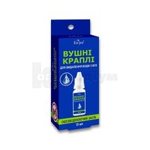 ВУШНІ КРАПЛІ "EN'JEE" ДЛЯ ВИДАЛЕННЯ ВОДИ 15 мл; Красота та Здоров'я