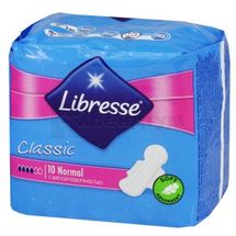 ПРОКЛАДКИ ЖІНОЧІ ГІГІЄНІЧНІ LIBRESSE CLASSIC ULTRA NORMAL CLIP № 10; Essity Hygiene and Health