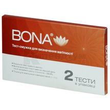 ТЕСТ-СМУЖКА ДЛЯ ВИЗНАЧЕННЯ ВАГІТНОСТІ "BONA" № 2; Теспро