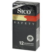 ПРЕЗЕРВАТИВИ "SICO SAFETY КЛАСИЧНІ" № 12; Укрмедіка