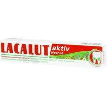 ЛАКАЛУТ АКТИВ ГЕРБАЛ (LACALUT AKTIV HERBAL) ЗУБНА ПАСТА зубна паста, 50 мл; Натурварен 