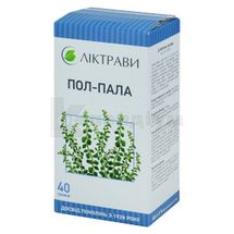 Пол-Пала трава, 40 г, пачка, з внутрішн. пакетом, з внутр. пакетом, № 1; ЗАТ "Ліктрави"