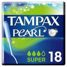 ТАМПОНИ ГІГІЄНІЧНІ TAMPAX discreet pearl super, з аплікатором, з аплікатором, № 18; Проктер енд Гембл Україна