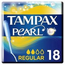 ТАМПОНИ ГІГІЄНІЧНІ TAMPAX discreet pearl regular, з аплікатором, з аплікатором, № 18; Проктер енд Гембл Україна