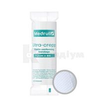 БИНТ МЕДИЧНИЙ ЕЛАСТИЧНО ФІКСУЮЧИЙ MEDRULL ULTRA-CREPP 4 м х 12 см, № 1; undefined