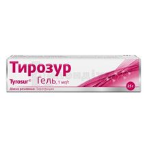 Тирозур гель, 1 мг/г, туба, 25 г, № 1; Alpen Pharma AG 