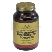 ГЛЮКОЗАМІН-ХОНДРОЇТИН ПЛЮС таблетки, флакон, № 75; Солгар Вітамін енд Херб
