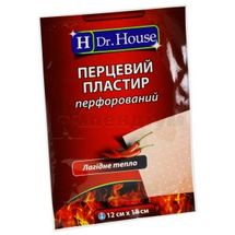 ПЛАСТИР ПЕРЦЕВИЙ "H Dr. House" 12 см х 18 см, № 1; undefined