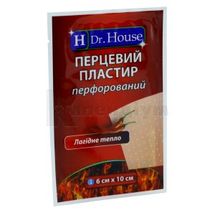 ПЛАСТИР ПЕРЦЕВИЙ "H Dr. House" 6 см х 10 см, перфорований, № 1; undefined