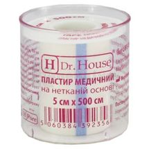 ПЛАСТИР МЕДИЧНИЙ "H Dr. House" 5 см х 500 см, пластикова котушка, на нетканній основі, на неткан. основі, № 1; undefined