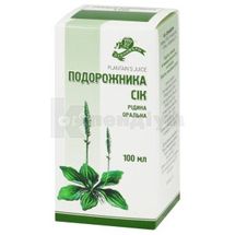 Подорожника сік рідина оральна, 100 мл, флакон, в пачці, в пачці, № 1; Лубнифарм