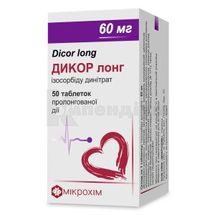 Дикор Лонг таблетки пролонгованої дії, 60 мг, блістер, № 50; Мікрохім