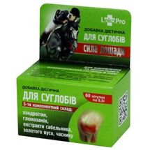 СИЛА ЛОШАДИ ДЛЯ СУГЛОБІВ ДОБАВКА ДІЄТИЧНА таблетки, № 60; ЛекоПро