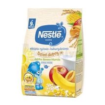 КАША СУХА МОЛОЧНА ШВИДКОРОЗЧИННА ТМ "NESTLE" "РИС, КУКУРУДЗА З ЯБЛУКОМ, БАНАНОМ, АБРИКОСОМ І БІФІДОБАКТЕРІЯМИ" вітамінізована, 230 г, з 9 місяців, з 9 міс., № 1; Нестле Україна