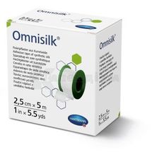 Пластир фіксуючий зі штучного шовку Omnisilk® 2,5 см х 5 м, № 1; Paul Hartmann