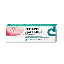 Гепарин-Дарниця гель, 600 од/г, туба, 30 г, № 1; Дарниця ФФ