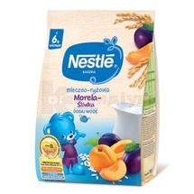 КАША СУХА ШВИДКОРОЗЧИННА МОЛОЧНА NESTLE® "РИСОВА ЗІ СЛИВОЮ ТА АБРИКОСОМ, З БІФІДОБАКТЕРІЯМИ (ПРОБІОТИКАМИ)" вітамінізована, 230 г, для дітей від 6 місяців, для дітей від 6 місяців, № 1; Нестле Україна