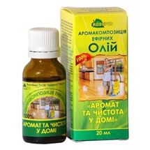 СУМІШ ОЛІЙ ЕФІРНИХ 20 мл, "аромат та чистота у домі", "аромат та чистота у домі"; Адверсо