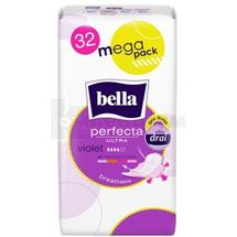 ПРОКЛАДКИ ГІГІЄНІЧНІ BELLA PERFECTA ULTRA VIOLET DEO FRESH № 32; Torunskie ZMO