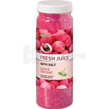 СІЛЬ ДЛЯ ВАНН серії "FRESH JUICE" 700 г, litchi&patchouli, litchi&patchouli, № 1; Ельфа ФФ