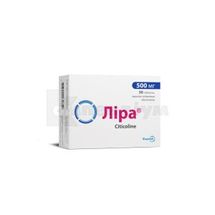 Ліра® таблетки, вкриті плівковою оболонкою, 500 мг, блістер, № 30; Фармак