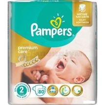 ПІДГУЗНИКИ ДИТЯЧІ PAMPERS PREMIUM CARE mini (3-6 кг), № 80; undefined