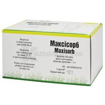 Максісорб порошок для оральної суспензії, 2 г, флакон, № 12; Українська фармацевтична компанія