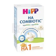 HIPP ДИТЯЧА СУХА ГІПОАЛЕРГЕННА МОЛОЧНА СУМІШ "НА COMBIOTIC" 1 ПОЧАТКОВА 350 г, № 1; HIPP