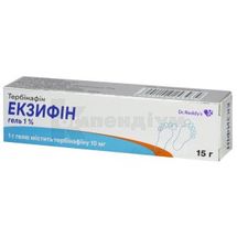 Екзифін® гель, 1 %, туба, 15 г, № 1; Д-р. Редді'с Лабораторіс Лтд