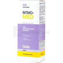 ГЕЛЬ ДЛЯ ІНТИМНОЇ ГІГІЄНИ DAILY pH4,5 серії "INTIMO+MED" 200 мл, № 1; Ельфа