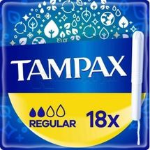 ТАМПОНИ ГІГІЄНІЧНІ TAMPAX compak regular, з аплікатором, з аплікатором, № 18; Проктер енд Гембл Україна