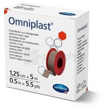 Пластир фіксуючий текстильний Omniplast® 1,25 см х 5 м, № 1; Paul Hartmann