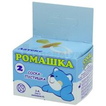 СОСКА-ПУСТУШКА тип 2 "ромашка 2", коробочка, № 1; Київгума